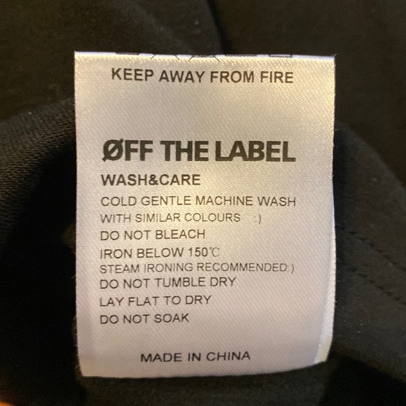 Taka Original “Off the Label” Black Soft Turtleneck Sweatshirt - Picture 3 of 6